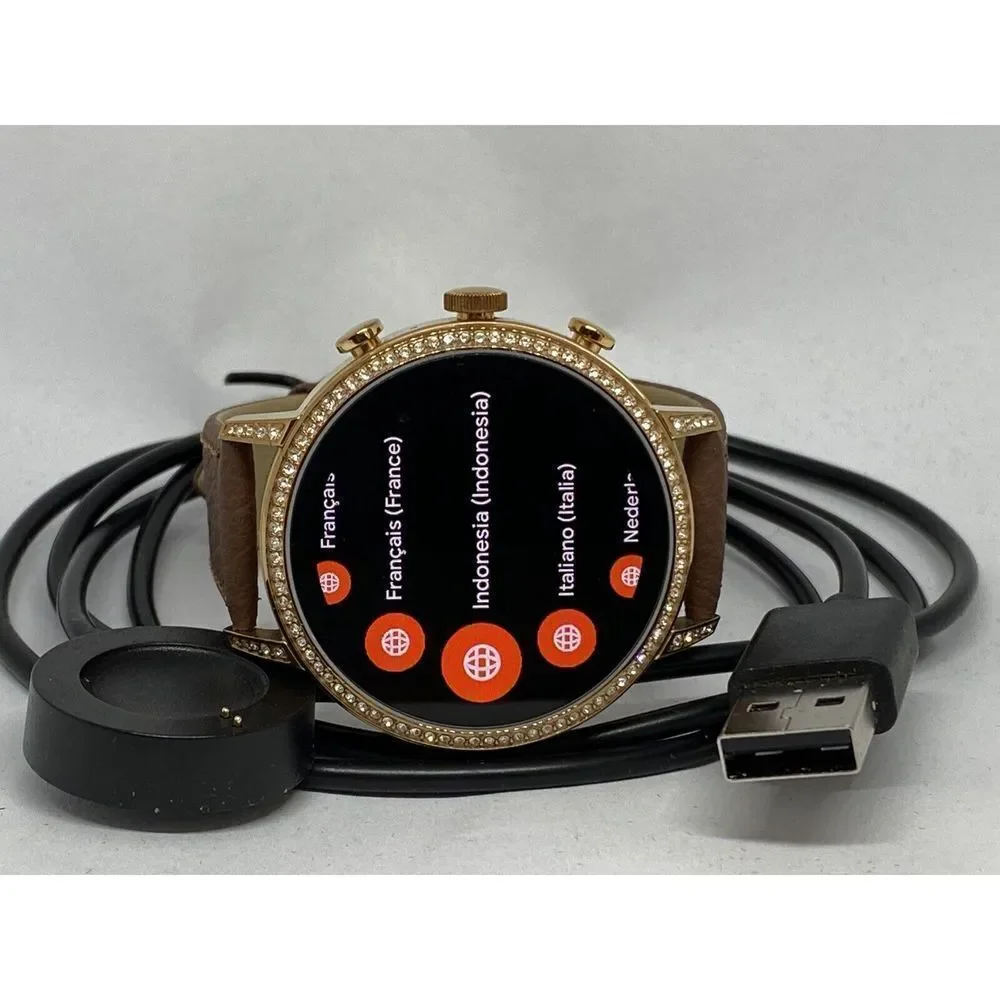 Fossil Gen 4 Authentic Digital Dial Smart Watch Custom Band FTW6015 LT299